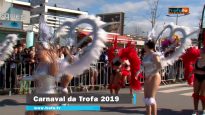 A Escola de Samba da Trofa abriu o corso carnavalesco de 2019