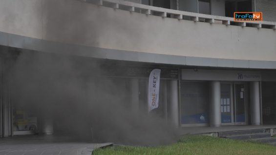 Incêndio em garagem de prédio na cidade da Trofa